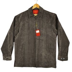 Vintage Inserch 2XL Jacket Limited Edition Velour Zip Up Statement Y2k 90s Italy